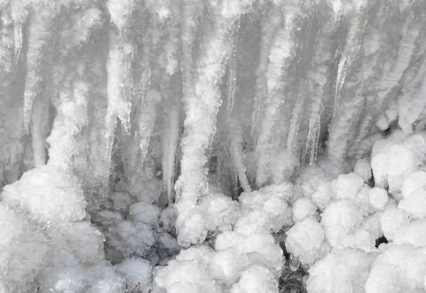 A cold Ice Background Stock Photos