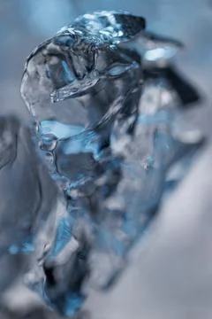 Cold ice in closeup Photos