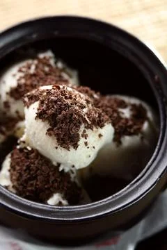 Cold icecream Stock Photos