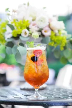 Cold iced tea Stock Photos