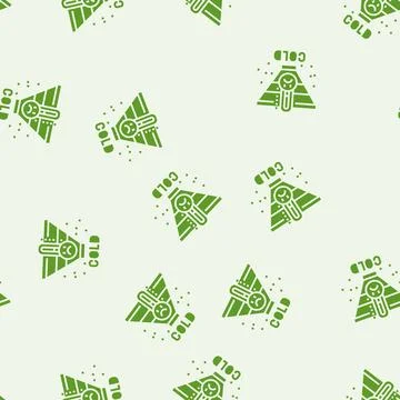 Cold leads glyph seamless pattern 스톡 일러스트