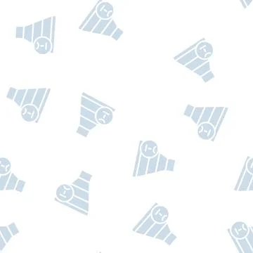 Cold leads glyph vector seamless pattern Illustrazione stock