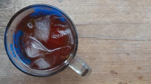 Cold lemon tea Stock Photos