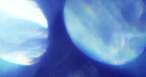 Cold Light Leaks from Vintage Camera Lens. Color Video Overlays. Light Filter. Stock Footage 155974077