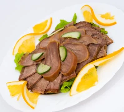 Cold meat snack Stock Photos