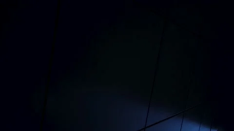 Cold metalic surface of city building in Tokyo Japan. Dark atomosphere. Stock Footage 220093967