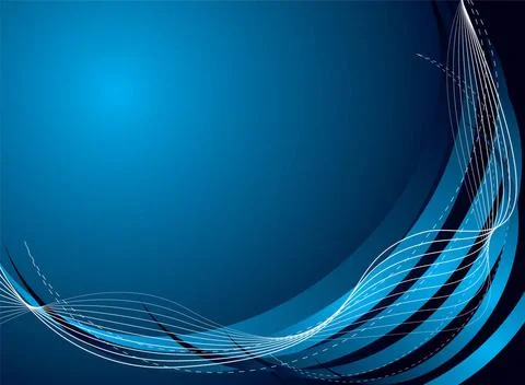 Cold moon Illustrated abstract background with wavy lines and copy space C... Stock Photos