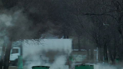 Cold morning Stock Footage 50691811