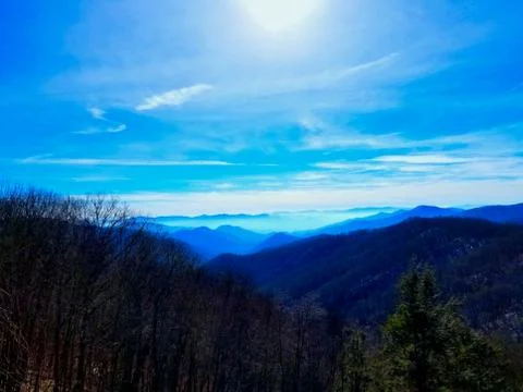 Cold Mountain Landscape Stock Photos