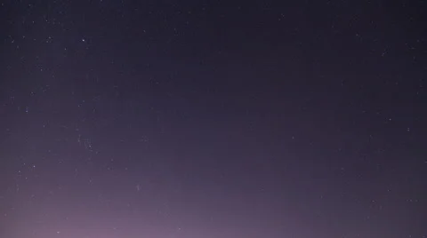 Cold Night with Stars 库存影片 46342537