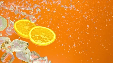 Hypnotic Steam Background. Orange Liquid, Stock Video