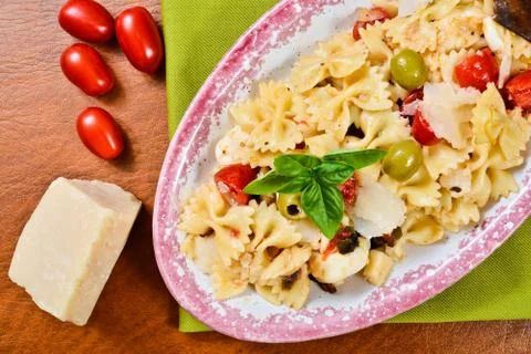Cold pasta salad 写真素材