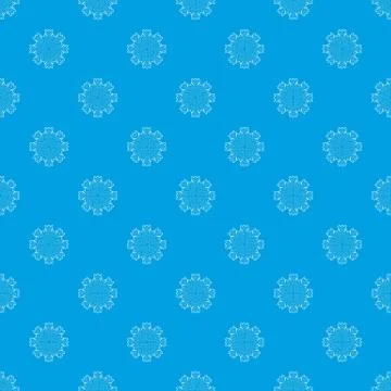 Cold pattern seamless blue Illustrazione stock