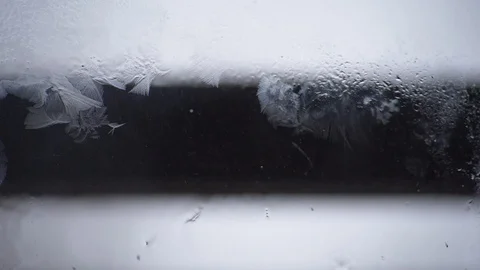 Cold pattern timelapse Stock Footage 93893311