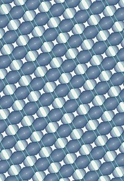 Cold pine forest contour tileable outline background pattern featuring dew drop, Stock Illustration