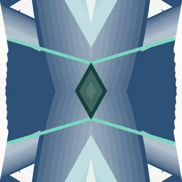 Cold pine forest minimalist interlaced linework pattern in dew drop, silver sage Stock Illustration