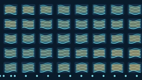 Cold Plate Coolant Microchannel Flow Seamless Technical Loop Stock Footage 346457059