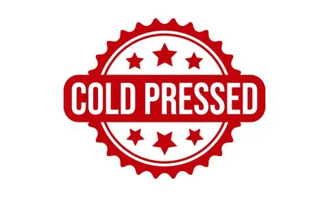 Cold Pressed Rubber Stamp. Cold Pressed Rubber Grunge Stamp Seal Vector Ill.. Stock Illustration
