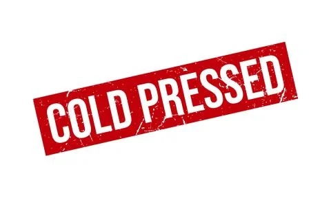 Cold Pressed Rubber Stamp. Cold Pressed Rubber Grunge Stamp Seal Vector Ill.. Stock Illustration