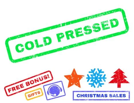 Cold Pressed Text Rubber Seal Stamp Watermark with Bonus Stock Illustration