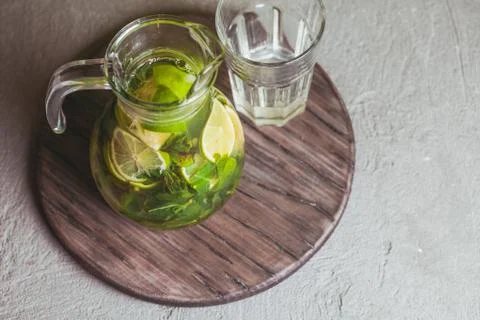 Cold refreshing drink Stock Photos