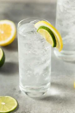 Cold Refreshing Lemon Lime Soda Stock Photos