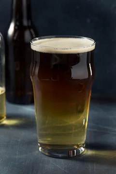 Cold Refreshing Snakebite Cider and Stout Cocktail Stock Photos