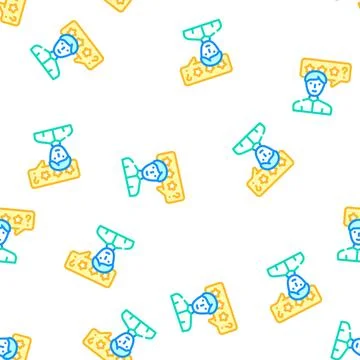 Cold review from client kyc vector seamless pattern Stock Illustration