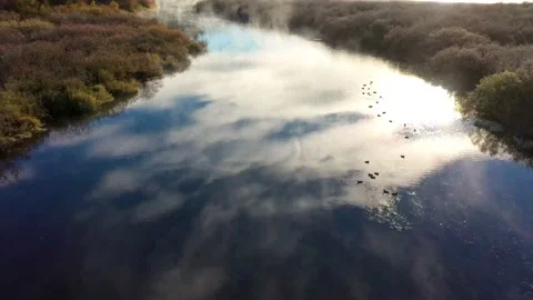 Cold River 001 Video stock 163258137