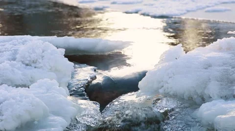 Cold River Stock Footage 7742723