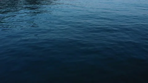 Cold sea surface aerial view. Beautiful deep ocean texture. Stock Footage 165226517