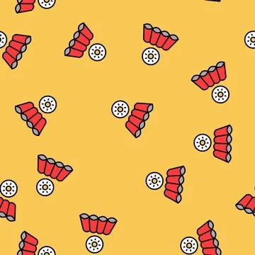 Cold seam sleeping bag vector seamless pattern 스톡 일러스트