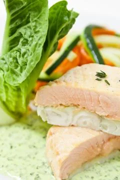 Cold snack from fish Stock Photos