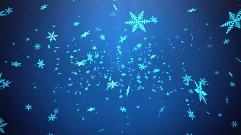 Cold Snowflakes Particles Stock Footage 121007622