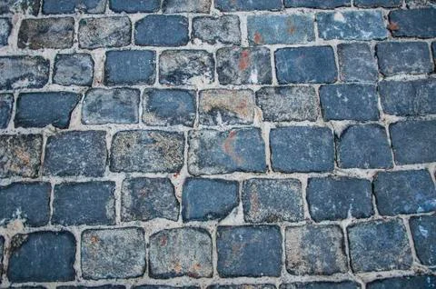 Cold Spring paving Stock Photos