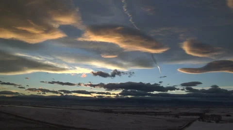 Cold Sunset 스톡 동영상 54746223