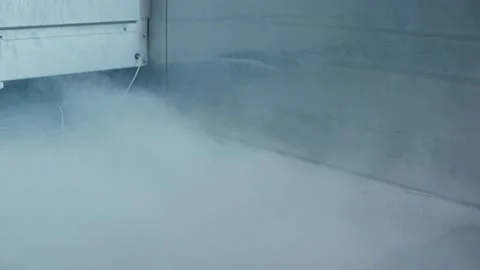 Cold temperature stress test of lithium ion battery in climate chamber Stockbeeldmateriaal 156057792