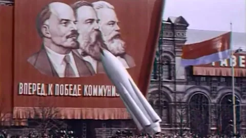 Cold war. Caribbean crisis. Cuba. 1962. Khrushchev Castro (28) 스톡 동영상 239660751
