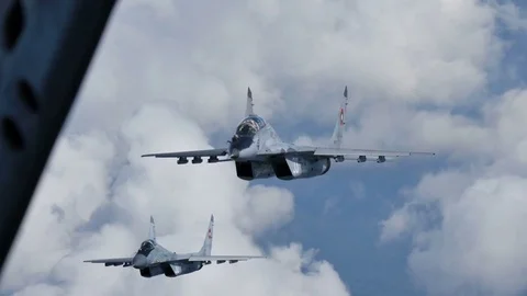 Cold War era Combat Aircrafts in Stock Video Pond5