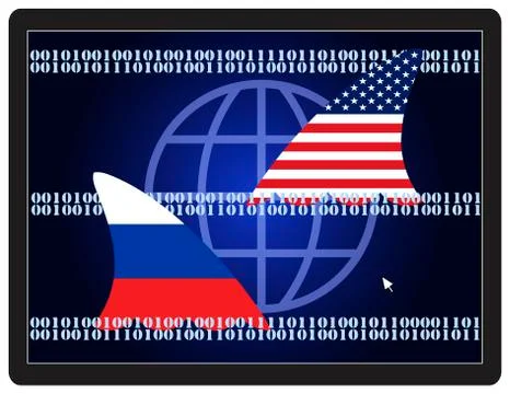 Cold War Espionage Stock Illustration