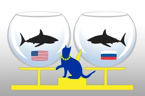 Cold War Stock Illustration