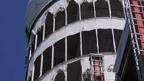 Cold War NSA-Listening-Station Teufelsberg Stock Footage 333281364