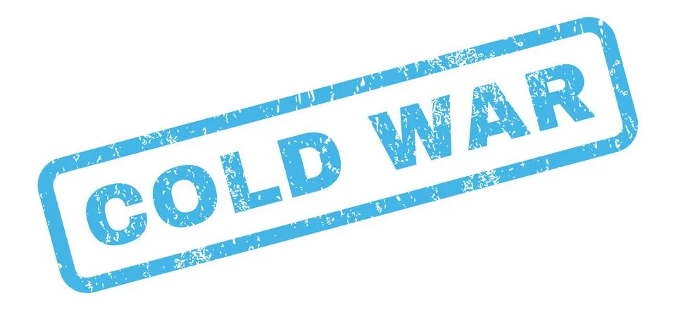 Cold War Rubber Stamp Stock Illustration