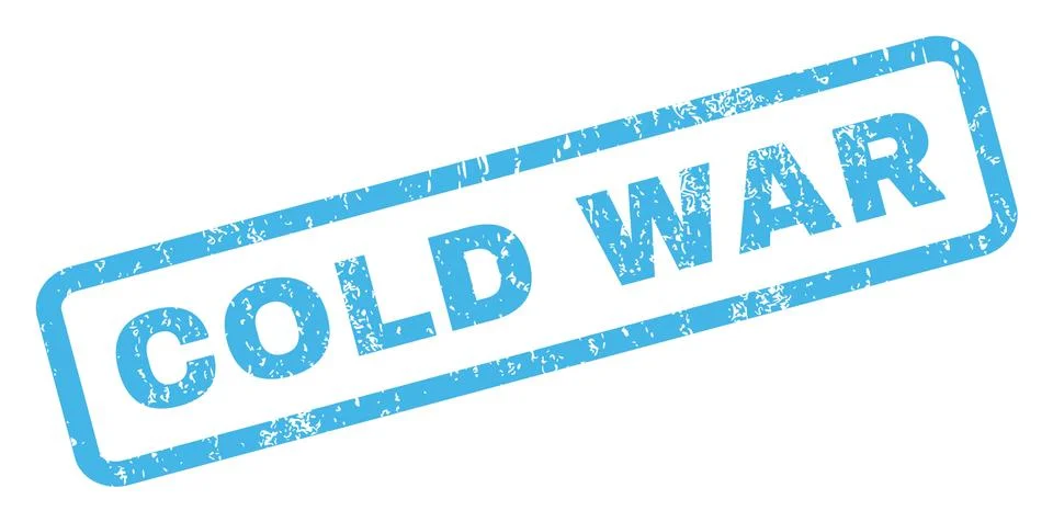 Cold War Text Rubber Seal Stamp Watermark Stock Illustration