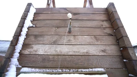 Cold water tap Stock Footage 103079321