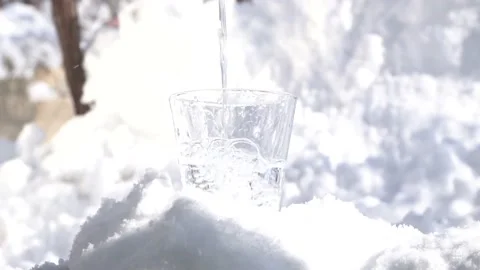 Cold water in winter Video stock 169259235