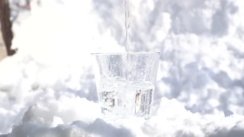 Cold water in winter Video stock 169259288