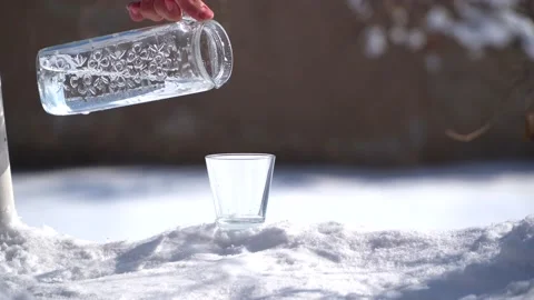 Cold water in winter Video stock 169259502