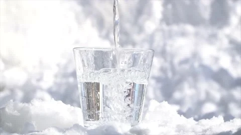 Cold water in winter Video stock 169259525
