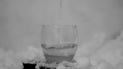Cold water in winter Stock Footage 169547493